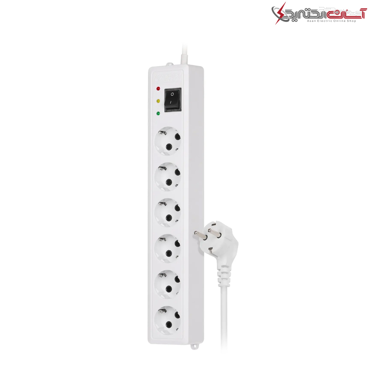 محافظ شش خانه صوتی و تصویری گرین لاین مدل GLP106 با کابل 5 متری