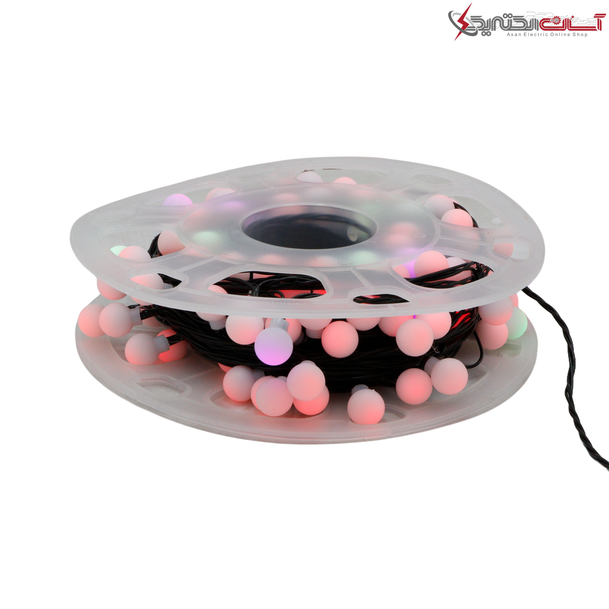 ریسه ال دی ای 30 متری چند رنگ As Light مدل توپی کد AS-4