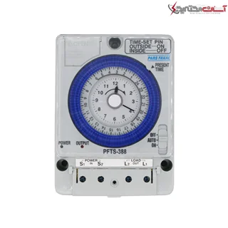 تایمر تابلویی 24 ساعته ذخیره دار پارس فانال مدل PFTS-388