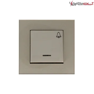 کلید زنگ جهان الکتریک مدل کریستال بژ
