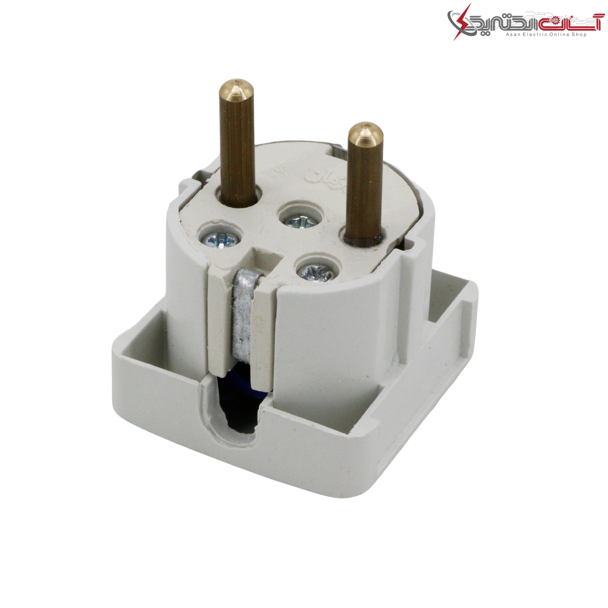 دوشاخه برق خانگی پرهام مدل چهارگوش