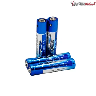 باتری نیم قلمی Verity مدل Super Heavy Duty بسته 4 عددی