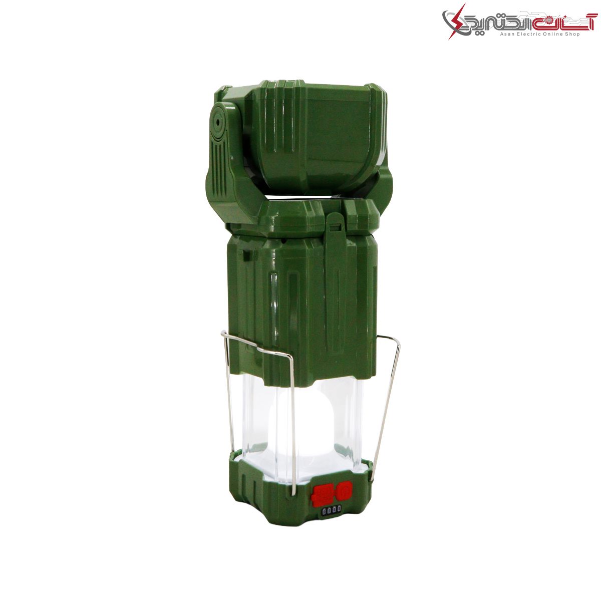 چراغ قوه شارژی خورشیدی فانوسی مدل HB-1979L