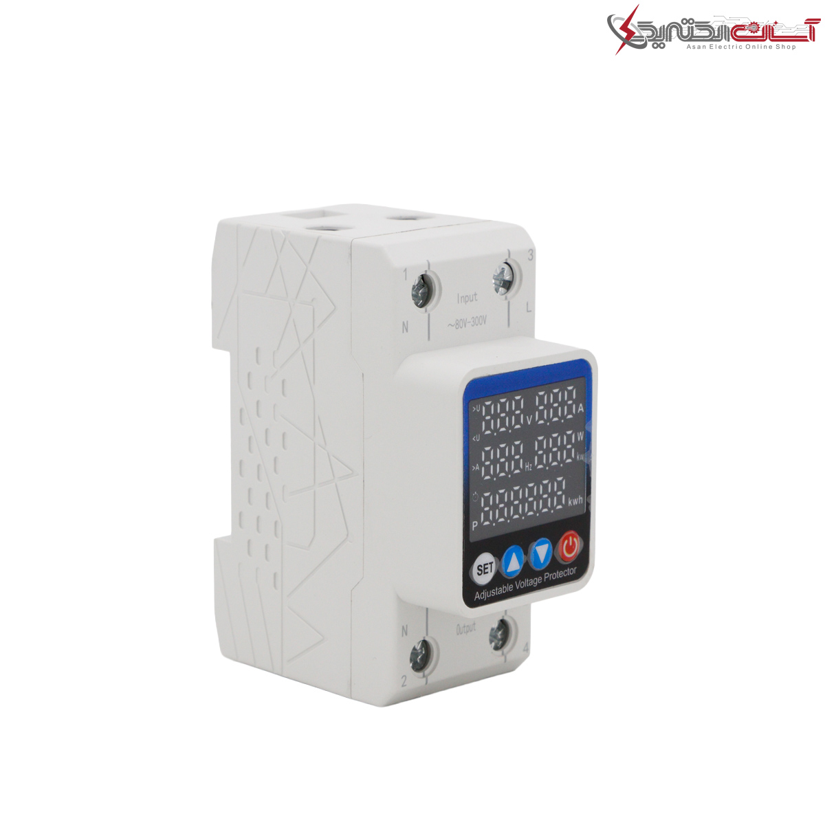 محافظ ولتاژ دیجیتال 63 آمپر Nurel مدل ریلی 5 حالته