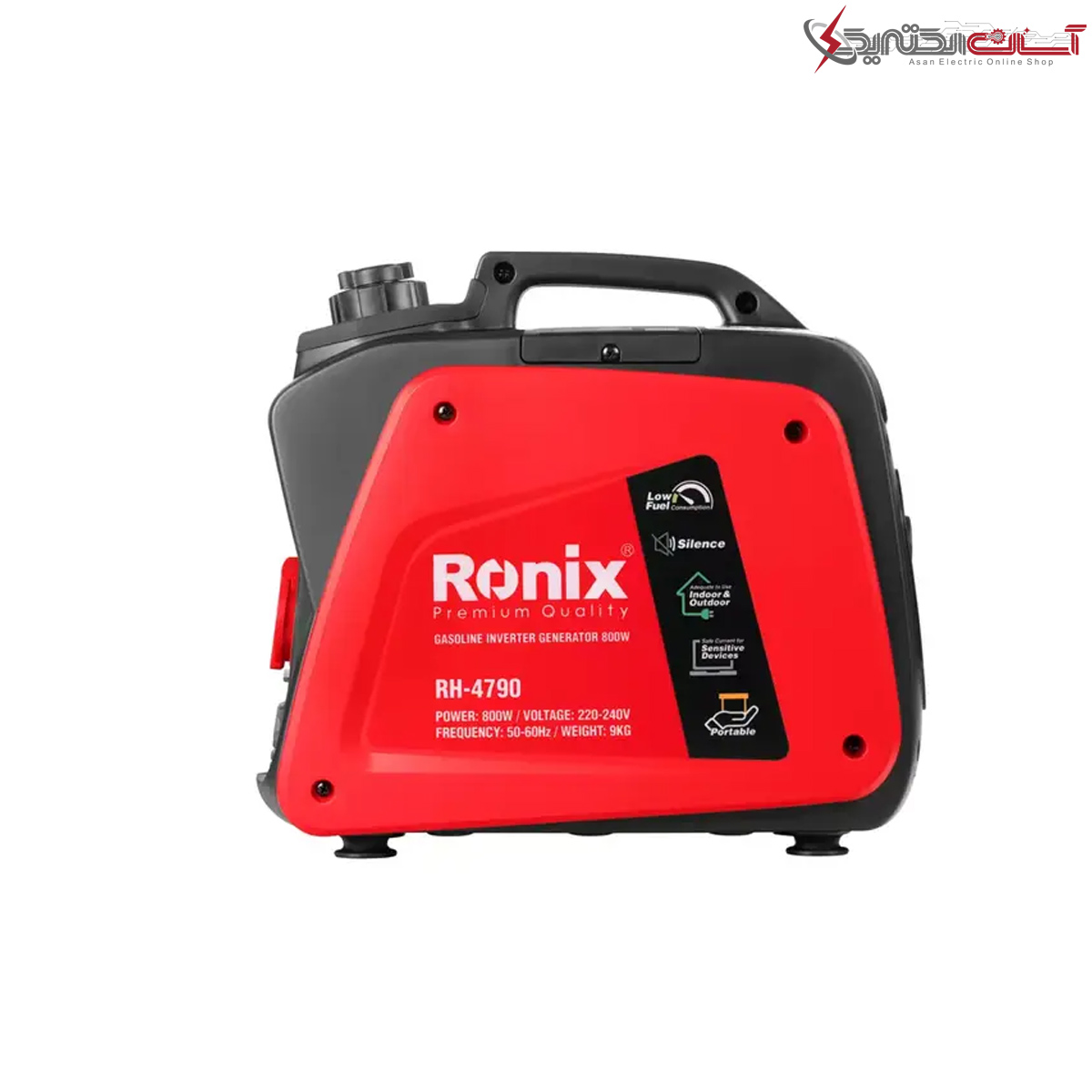 موتور برق 800 وات بنزینی بی صدا رونیکس مدل RH-4790