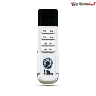 ریموت کنترل 4 کاناله تک تاب دارای نمایشگر دیجیتال