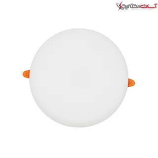 چراغ توکار فنر متحرک 26 وات پارس شعاع توس مدل فولایت دایره ای