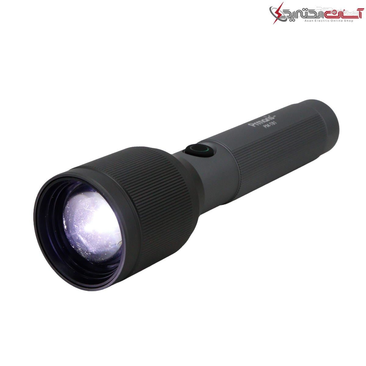 چراغ قوه شارژی 20 وات بدنه آلومینیوم Prmans مدل PM-T81
