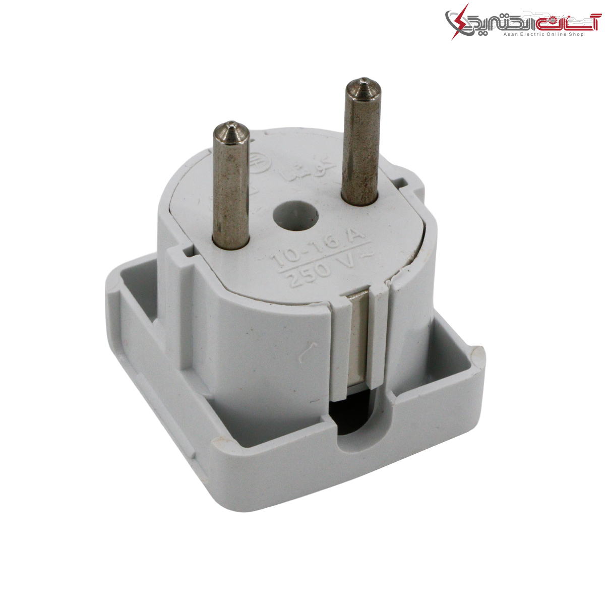 دوشاخه برق خانگی اورشان مدل چهارگوش آهنی