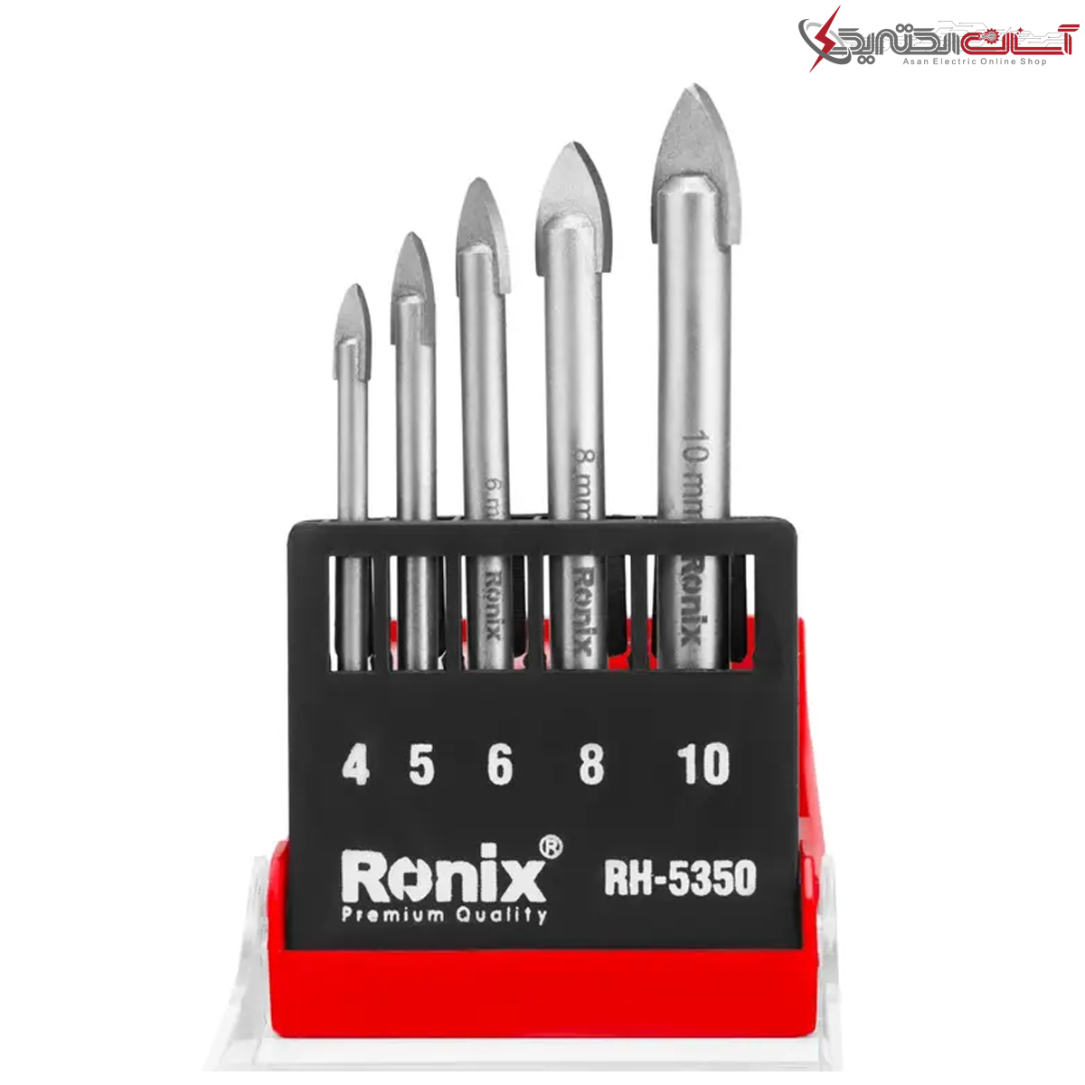 ست مته شیشه 5 عددی رونیکس مدل RH-5350