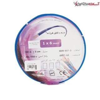 سیم برق افشان 1 در 6 سیم و کابل فرزانه