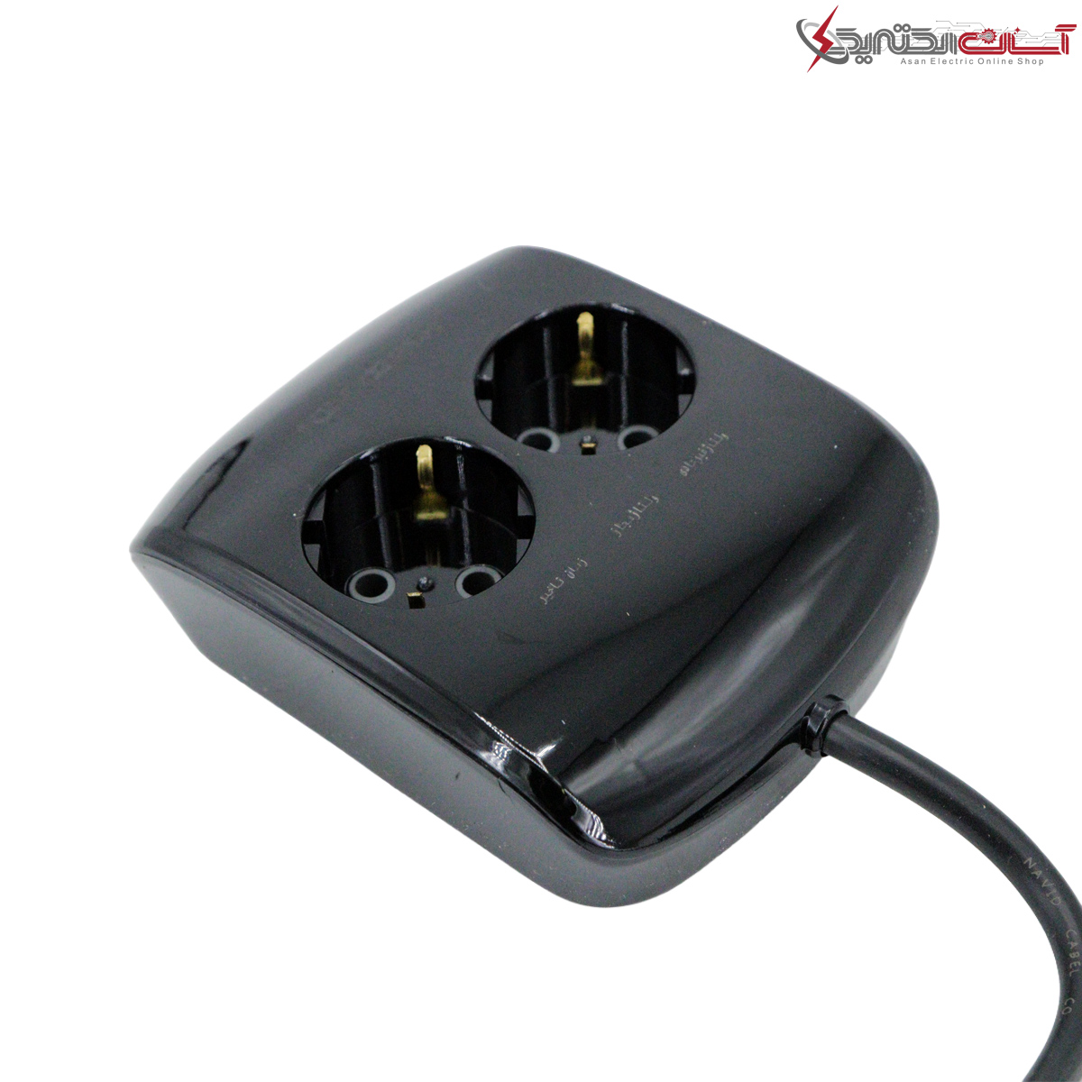 محافظ یخچال دو خانه دیجیتال فروزش مدل لوتوس LT200D مشکی با کابل 4.8 متری