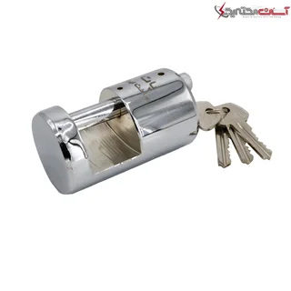قفل فولادی سایز 95 پات با کلید دوشیار