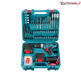 ست ترکیبی دریل چکشی شارژی 18 ولت 53 تیکه رونیکس مدل RS-8019
