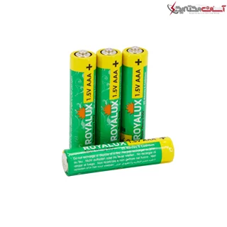 باتری نیم قلمی رویالوکس مدل Super Heavy Duty بسته 4 عددی