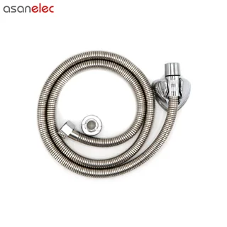 شیلنگ توالت نقره ای طول 120 سانتی متر