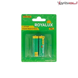باتری قلمی رویالوکس مدل Super Heavy Duty بسته 2 عددی کارتی