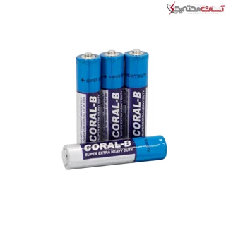باتری نیم قلمی Coral-B مدل AAA بسته 4 عددی