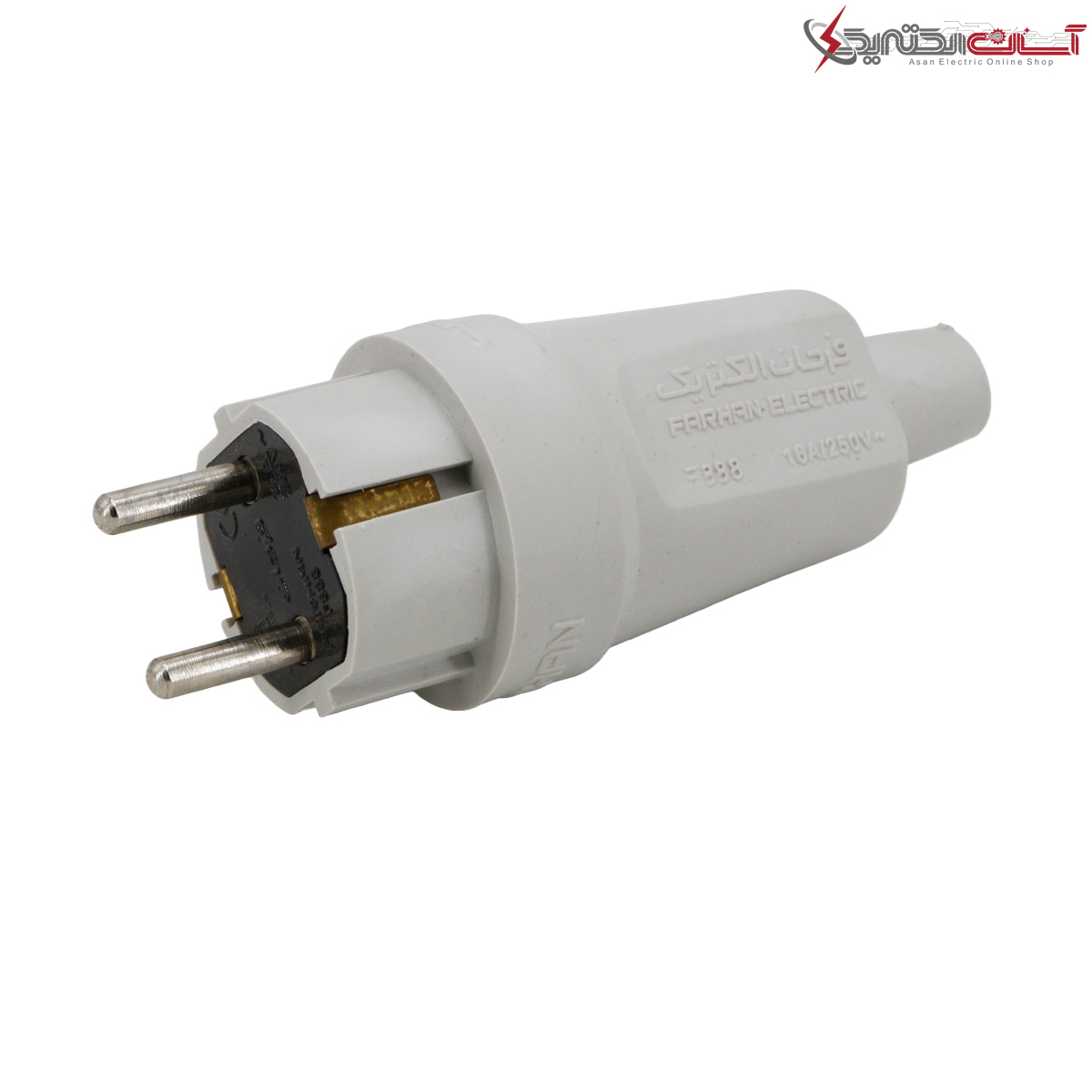 دوشاخه برق صنعتی فرحان الکتریک کد F888