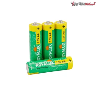 باتری قلمی رویالوکس مدل Super Heavy Duty بسته 4 عددی