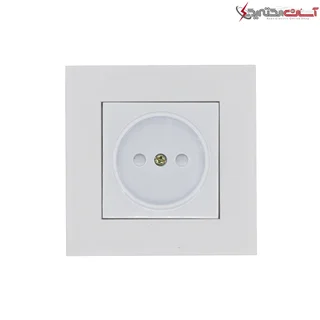 پریز بدون ارت پارت الکتریک مدل پارلا با مغزی سرامیکی کد PE7519